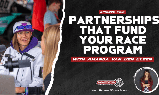 EP30: Building Partnerships That Fund Your Race Program – Amanda Van Den Elzen, Racer On Demand Founder