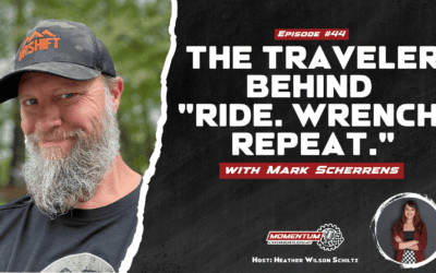 EP44: The Traveler Behind “Ride. Wrench. Repeat.” – Mark Scherrens, Moto Adventurer Unscripted Podcast Co-Host